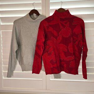 Holiday Sweater Bundle Size Small. Premise & Tahari